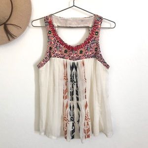 EUC Anthropologie Akemi + Kin Fall Tank Blouse Top s